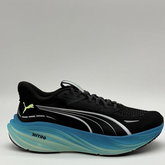 Puma Magnify Nitro 3 Black Blue 311046 06 Mens Size 10 NEW Running Shoes main image 5